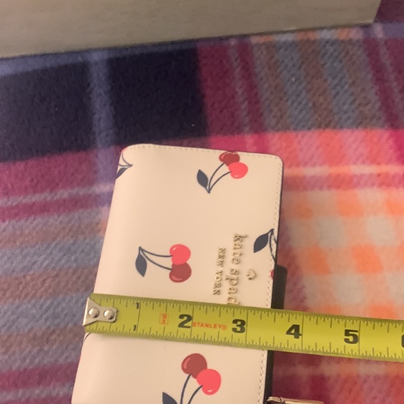 Nwt Kate spade staci dancing cherries printed wallet - Picture 12 of 12